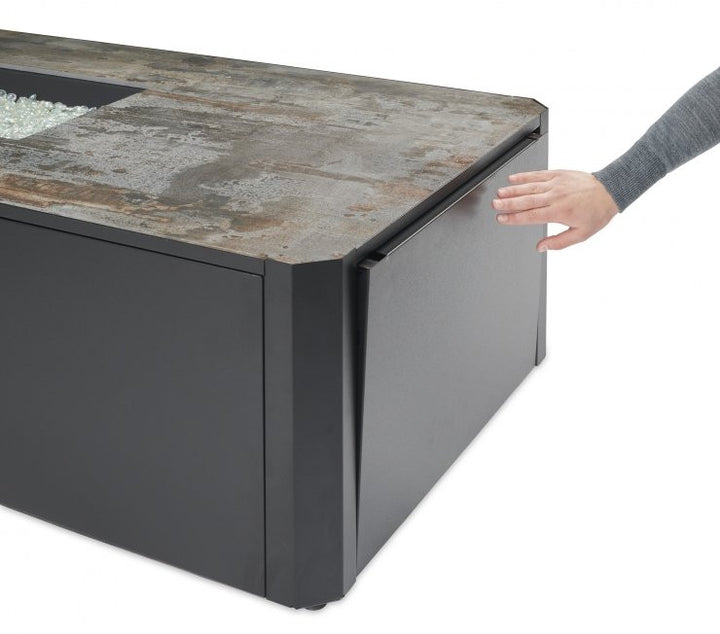 Easy Access To Propane Cylinder or Interior of Table