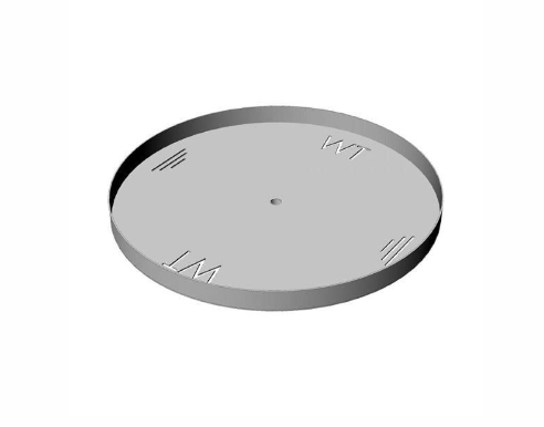 12"- 17" Circular Aluminum Pan - ALPAN12-17C