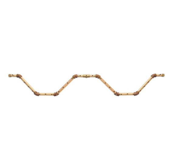 Warming Trends Crossfire CFBSERP270 Serpent Brass Burner