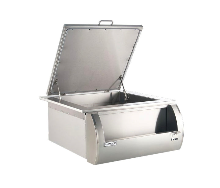 Fire Magic - Built-In Refreshment Center (with Insulated Lid) - Open