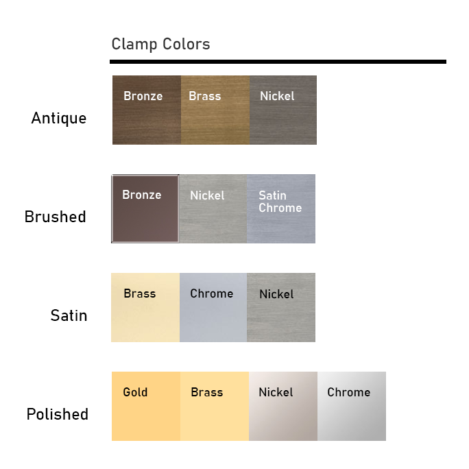Windscreen Clamp Colors