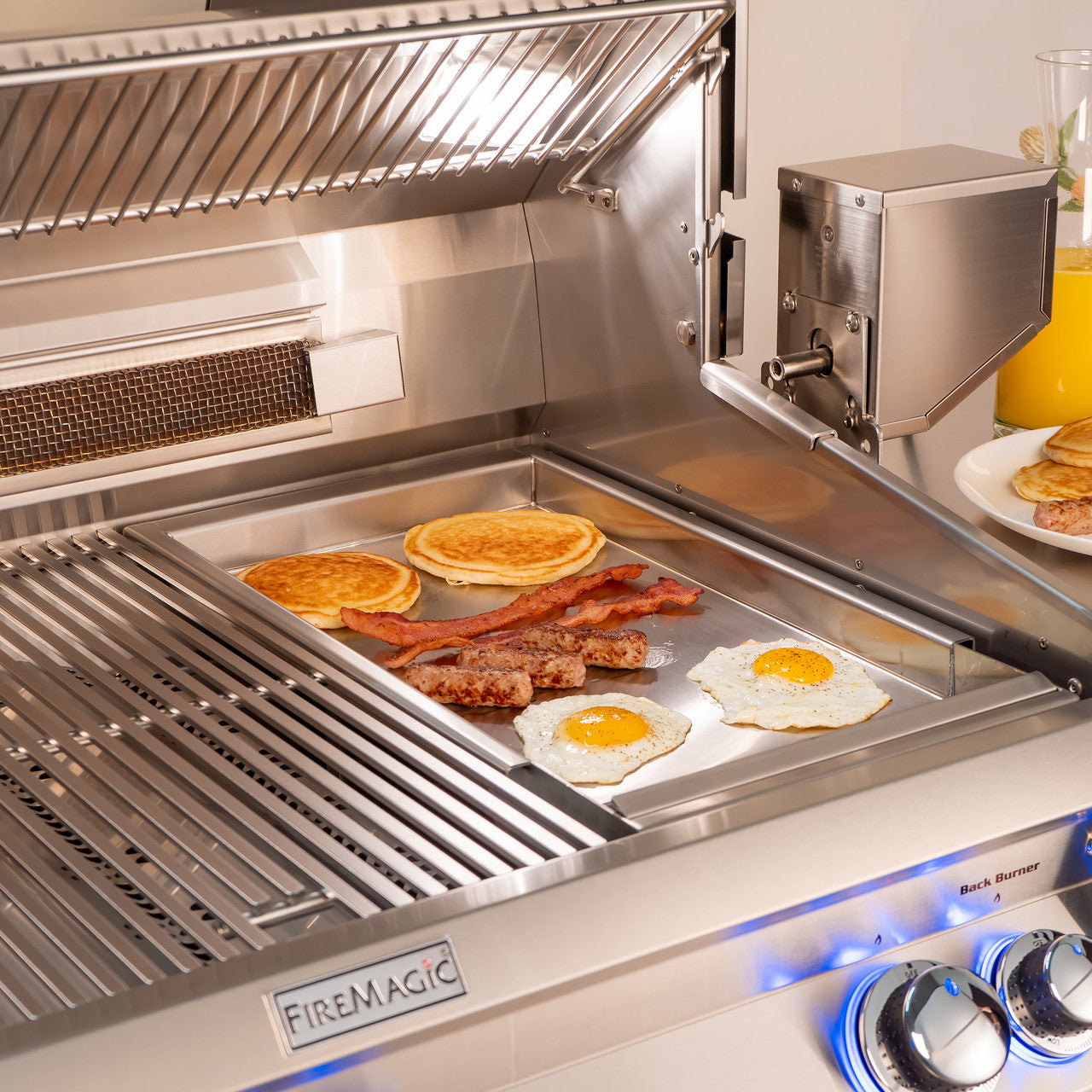 Fire Magic - Stainless Steel Griddle - In Used