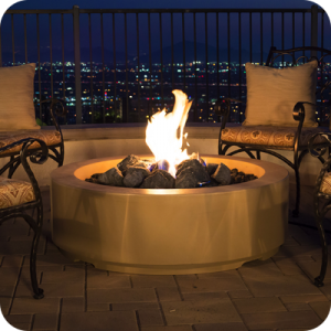 American Fyre Designs - Louvre Round Fire Pit