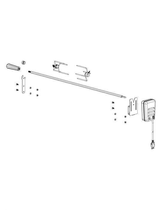 Artisan ART-Rotisserie Kit for Artisan Grills