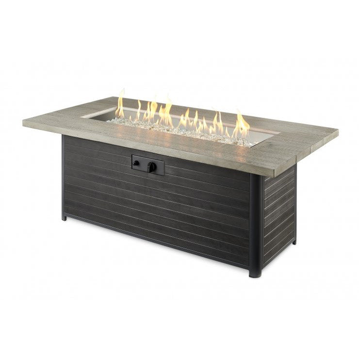 Outdoor Greatroom - Cedar Ridge Linear Gas Fire Pit Table