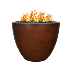 Legacy Round Fire Vase