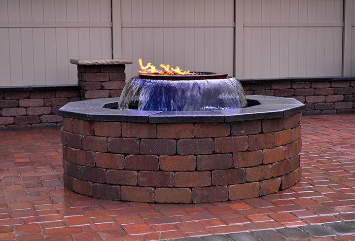 Insert shown in brick enclosure