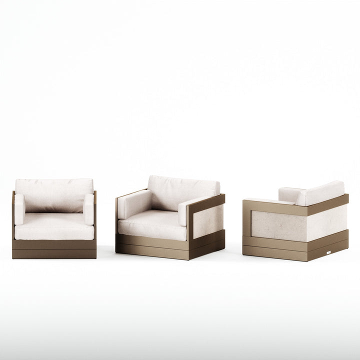 Salt Cushion, Oil Rubbed Bronze Frame, Bianco Montanha Granite Sides