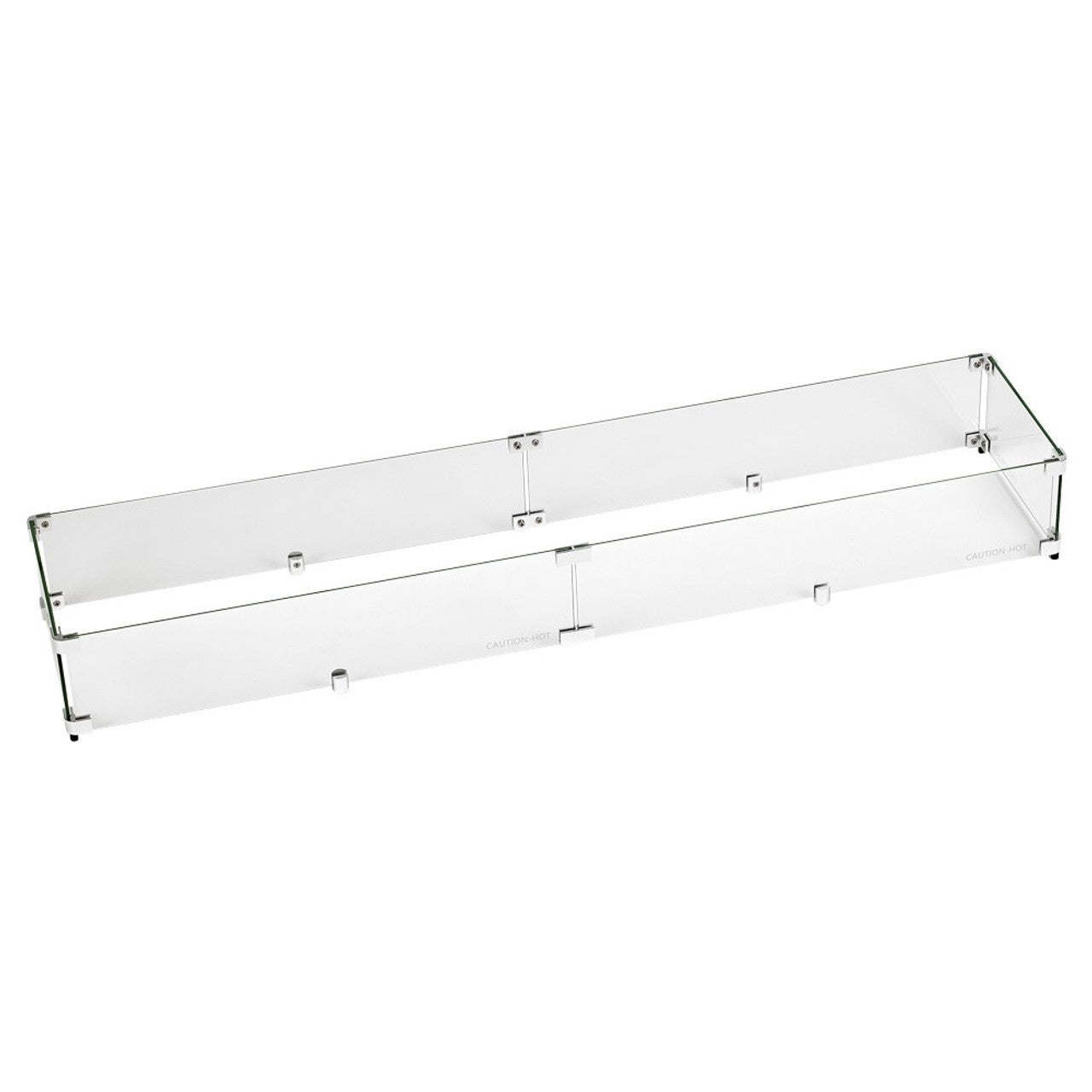 American Fire Glass Linear Glass Flame Guard For 48" X 6" Linear Drop-In Fire Pit Pan