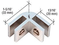 Fire pit glass wind screen clamp