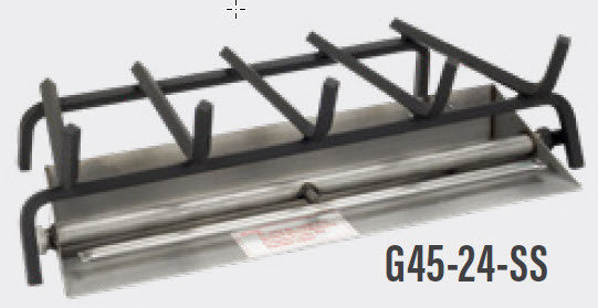 G45 SS - Stainless Steel Outdoor Triple T Burner System, Manual Ignition