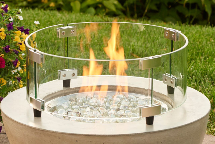 Outdoor Greatroom Windscreen for 12" Round Burner Pan