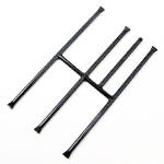 12"x11" Double Stainless Steel H-Shaped Burner