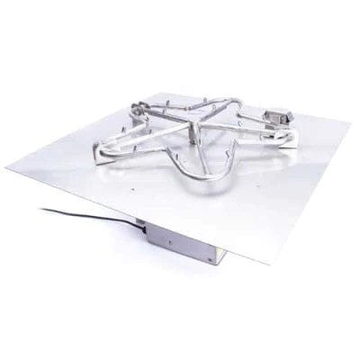HPC Fire 30" Square Flat Fire Pit Insert Kit PENTA30FPK-SQ-NG