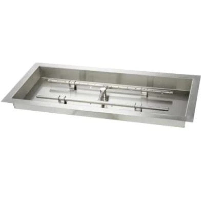 HPC Fire 36” x 14” Stainless Steel Rectangle H-Burners