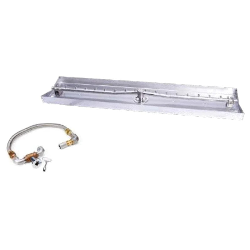 HPC Fire 73" X 8" Match-Lit SST Torpedo Interlink Fire Pit Insert TOR-CFPK/LINEAR73X8 KIT