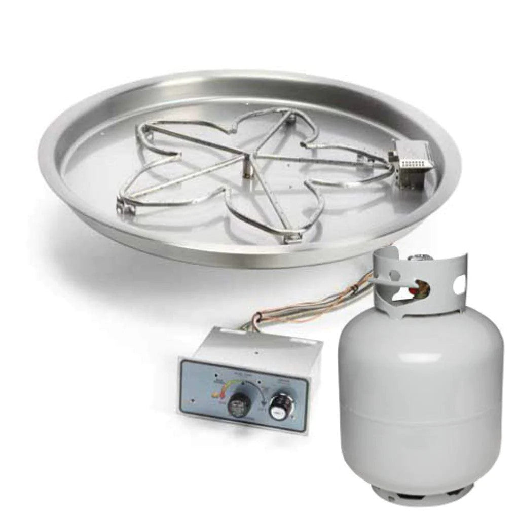 HPC Fire Round Bowl Fire Pit Insert FPPK13-FLEX-LP-ST