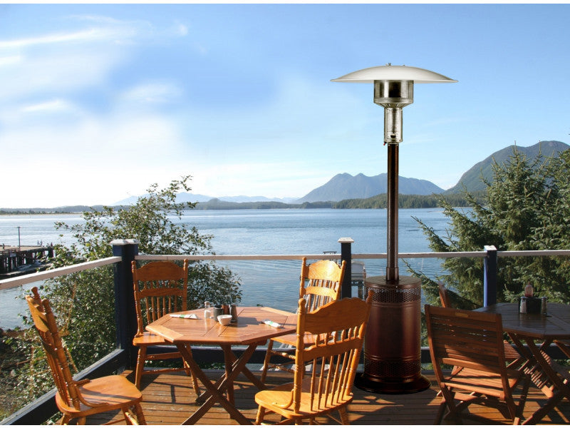 Patio Comfort PC02AB Antique Bronze LP patio heater with push button ignition