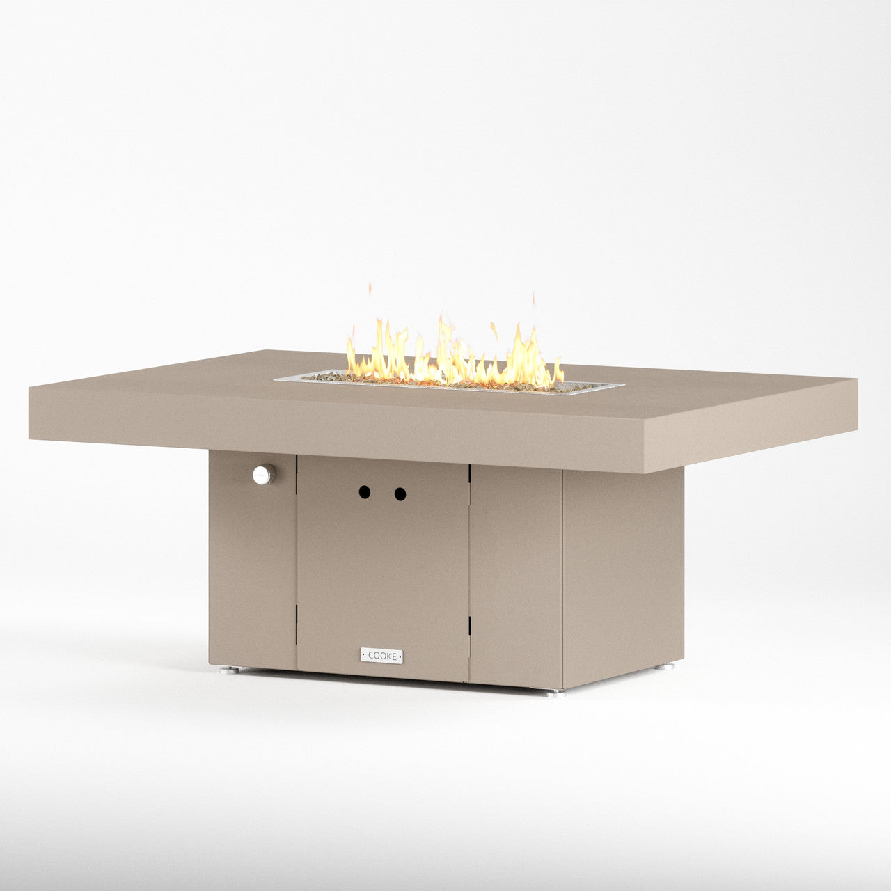 Beige powdercoat top with beige base