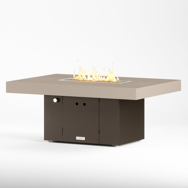 Beige powdercoat top with bronze base