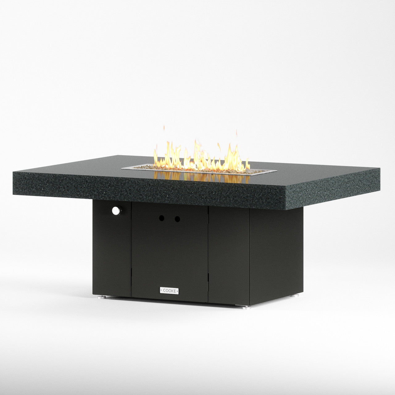 Black Pearl granite top with black base