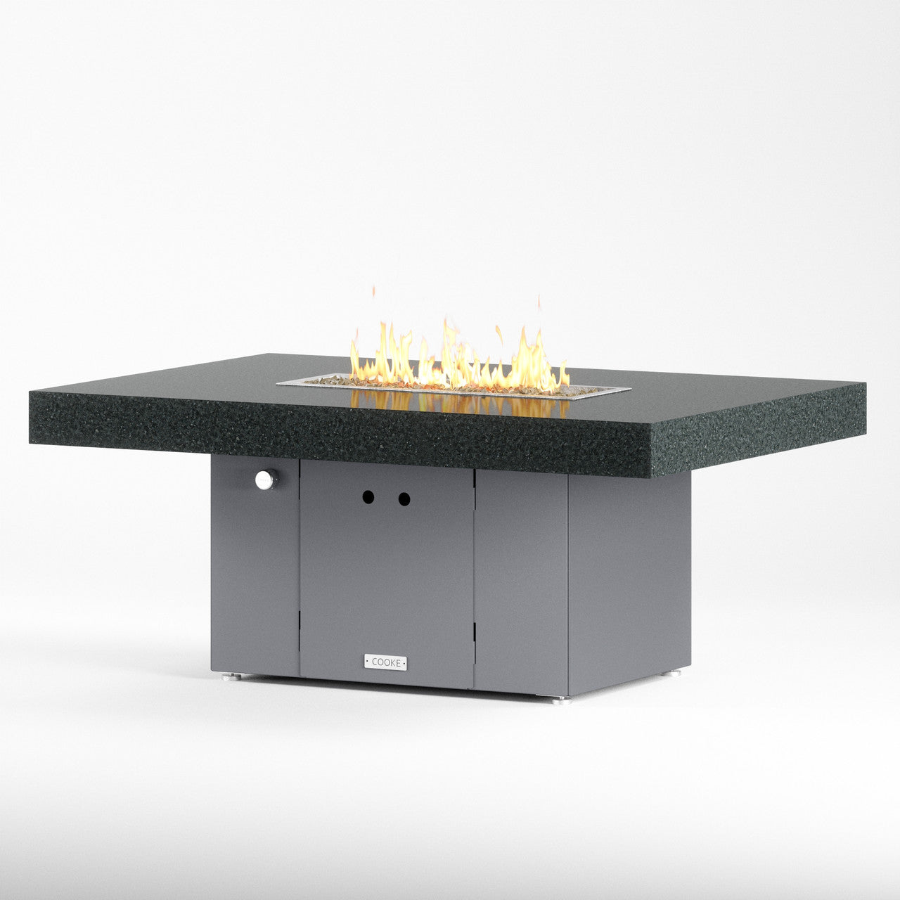 Black Pearl granite top with grey base