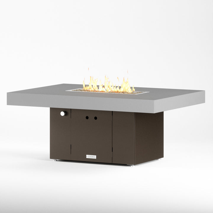 Grey powdercoat top with bronze base