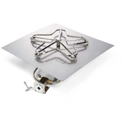 HPC Fire 18" Square Flat Fire Pit Insert FPPK18-SQ-FLEX