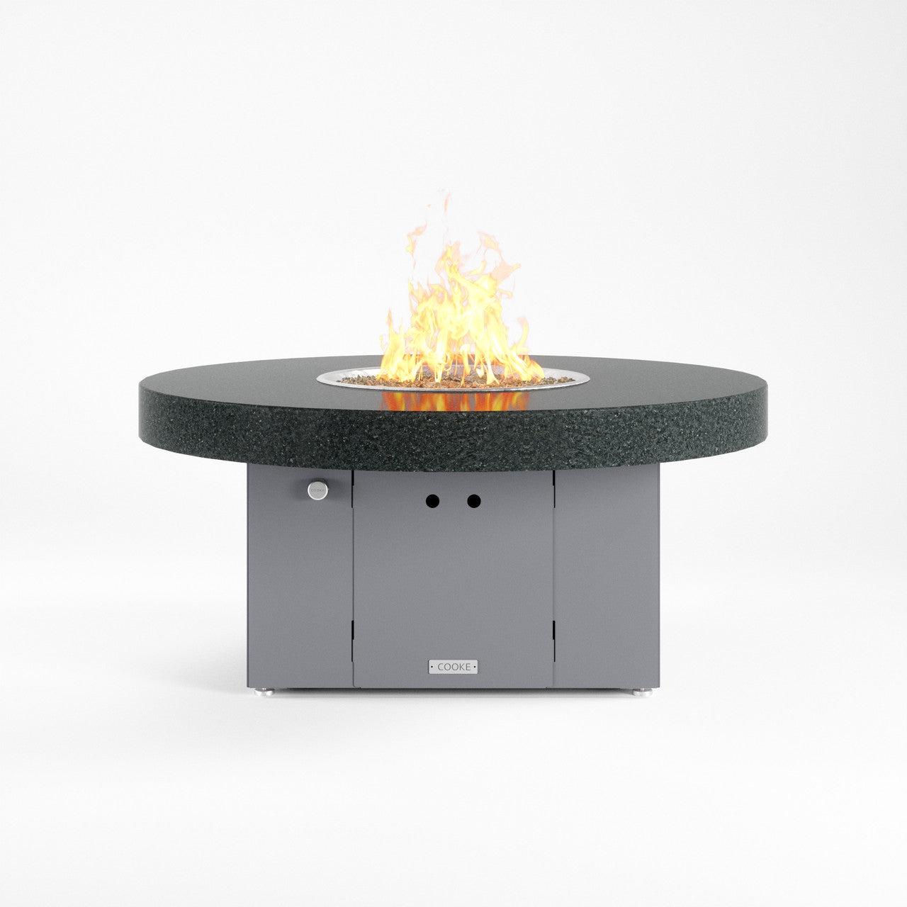 Black Pearl Granite top with grey base.