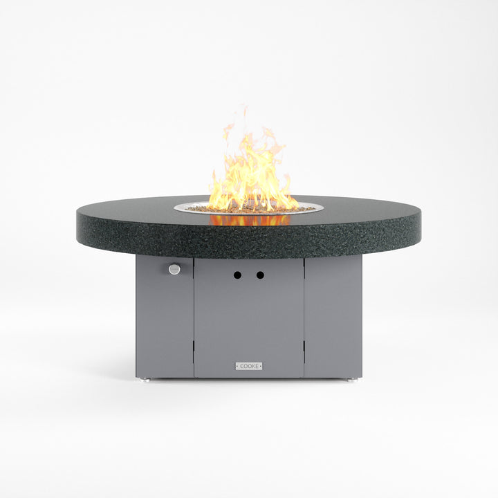 Black Pearl Granite top with grey base.