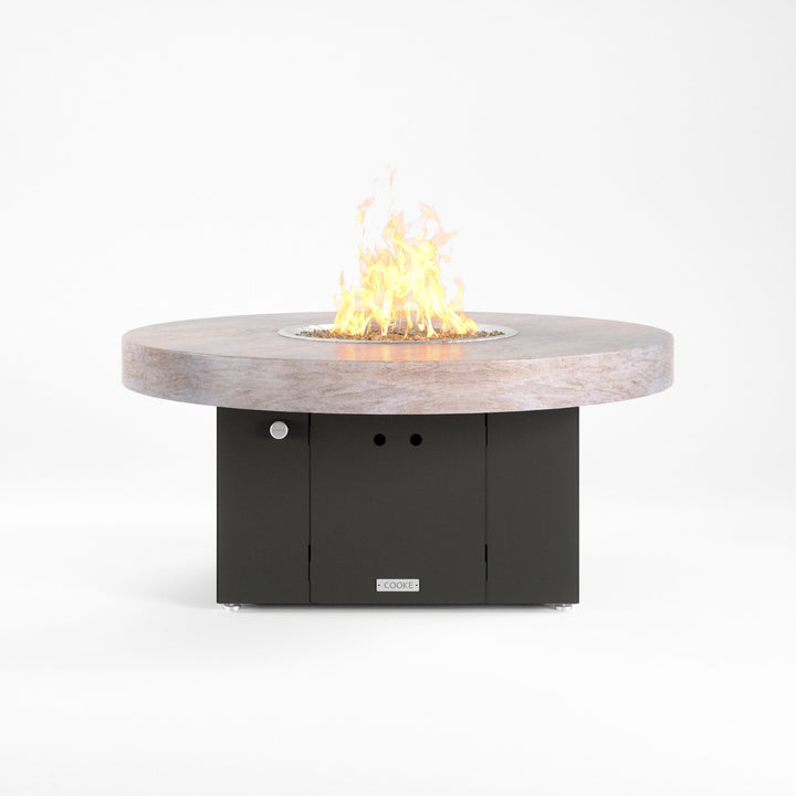 Kashmir Cream Granite top with black base.